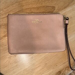 Coach Pink Wristlet